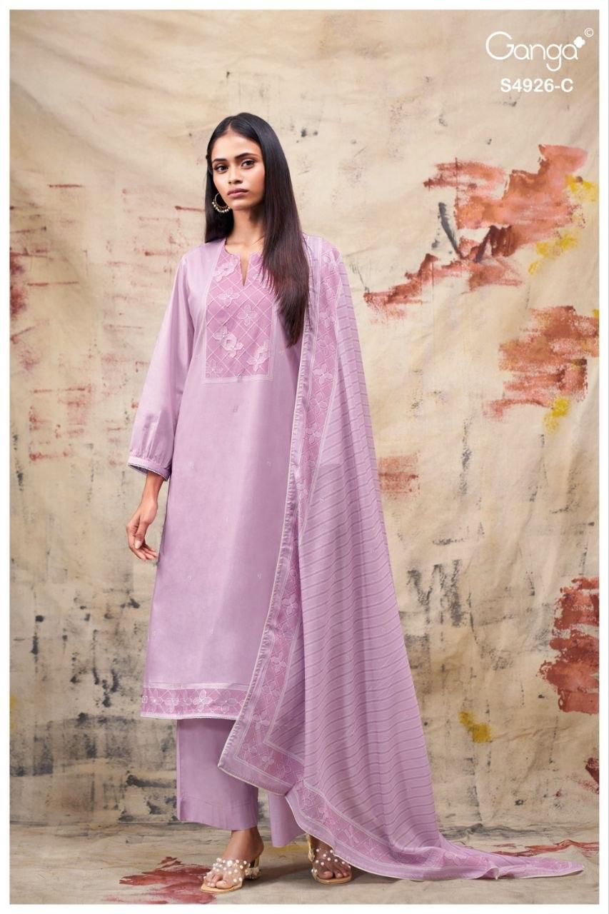 Garvya 4926 Ganga Cotton Plazzo Style Suits Wholesaler India