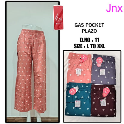 Gas Pocket Jnx Rayon Branded Palazzo Manufacturer Ahmedabad