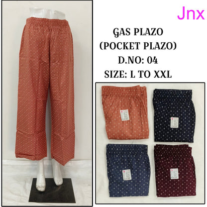 Gas Pocket Jnx Rayon Branded Palazzo Manufacturer Ahmedabad