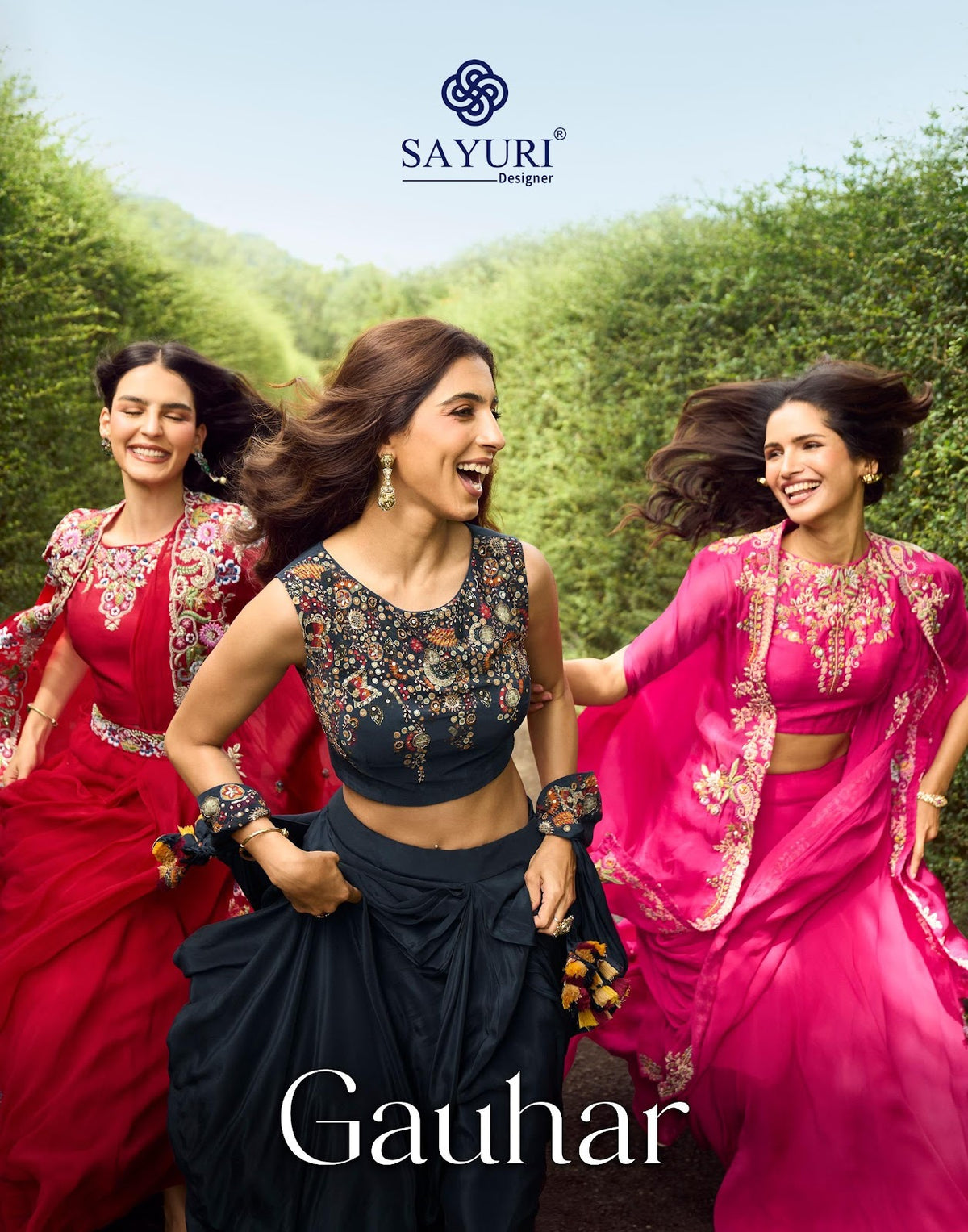 Gauhar Sayuri Georgette Indo Western Pair Wholesale Price