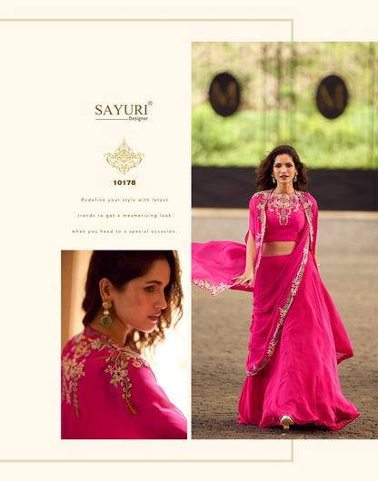 Gauhar Sayuri Georgette Indo Western Pair Wholesale Price