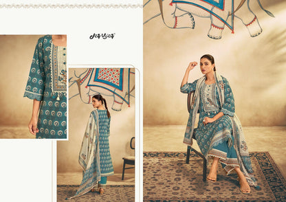 Gauri 3269 Jay Vijay Cotton Pant Style Suits Wholesaler Ahmedabad