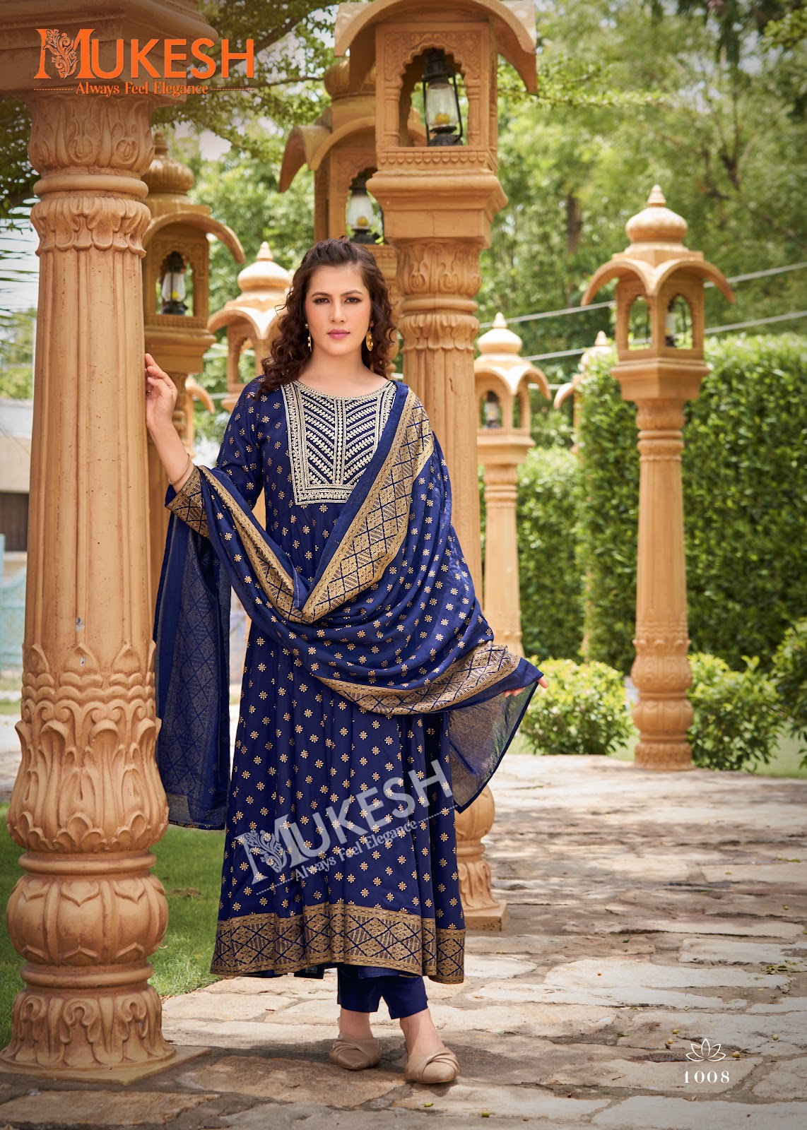 Gauri Mukesh Banwery Rayon 14Kg Readymade Anarkali Suits Supplier India