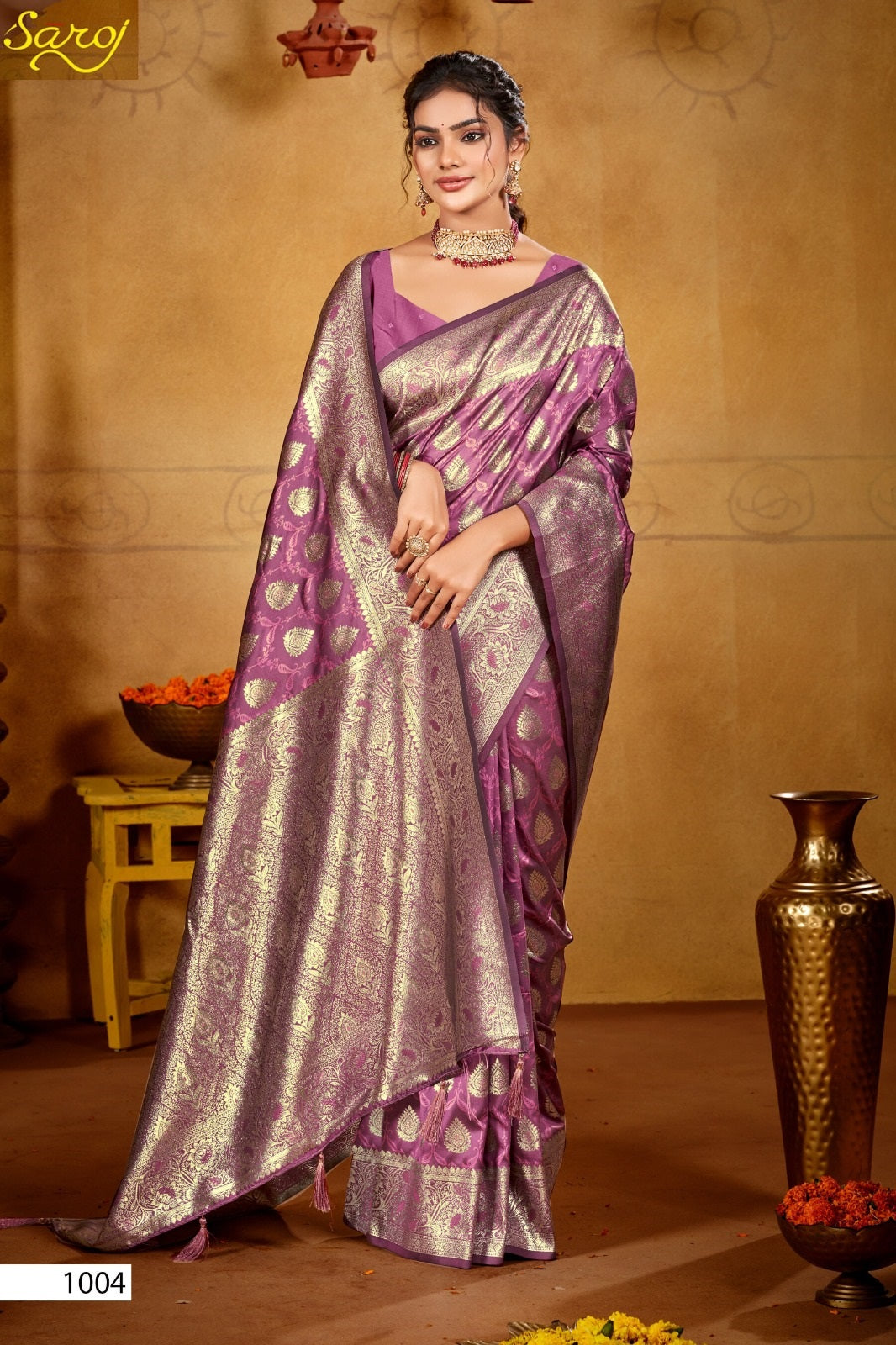 Gauri Nandan Silk Vol 1 Saroj Sarees Supplier Ahmedabad