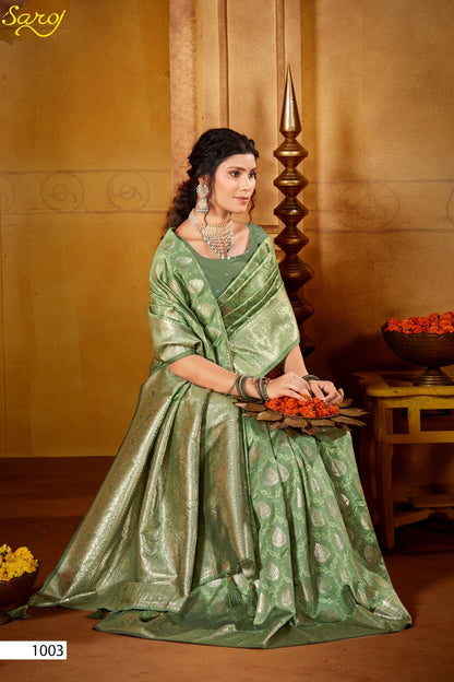 Gauri Nandan Silk Vol 1 Saroj Sarees Supplier Ahmedabad