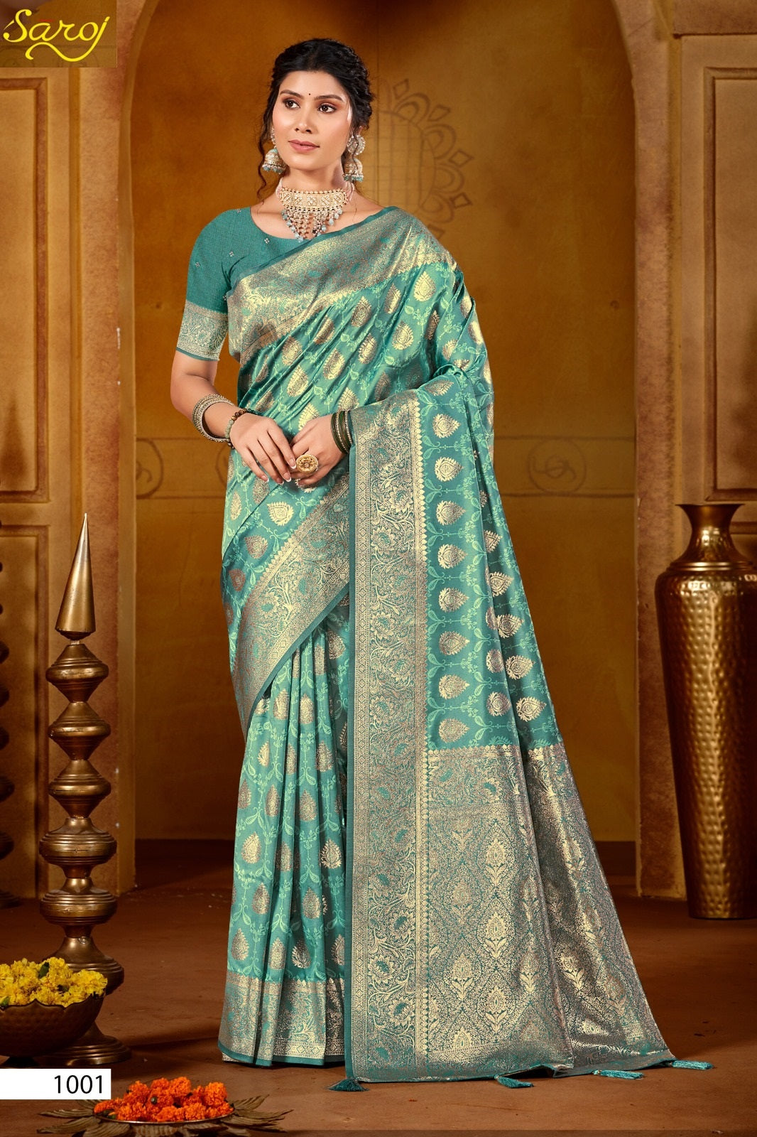 Gauri Nandan Silk Vol 1 Saroj Sarees Supplier Ahmedabad