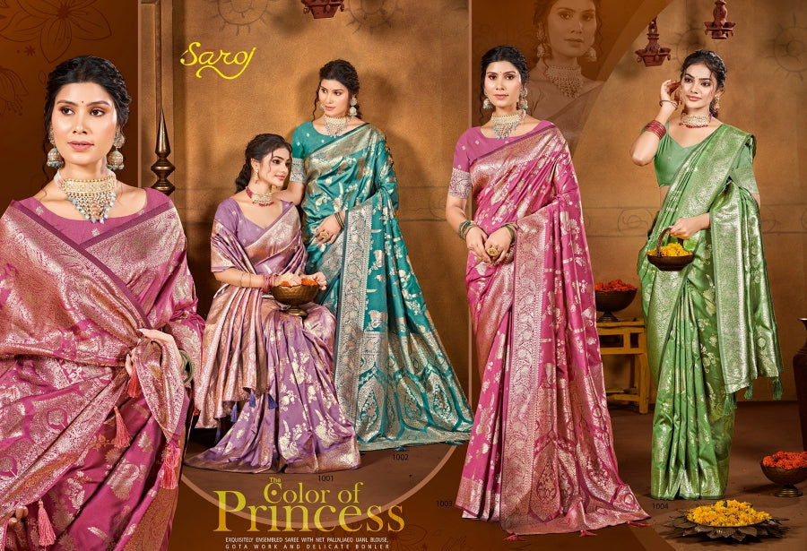 Gauri Nandan Silk Vol 3 Saroj Sarees Manufacturer Ahmedabad