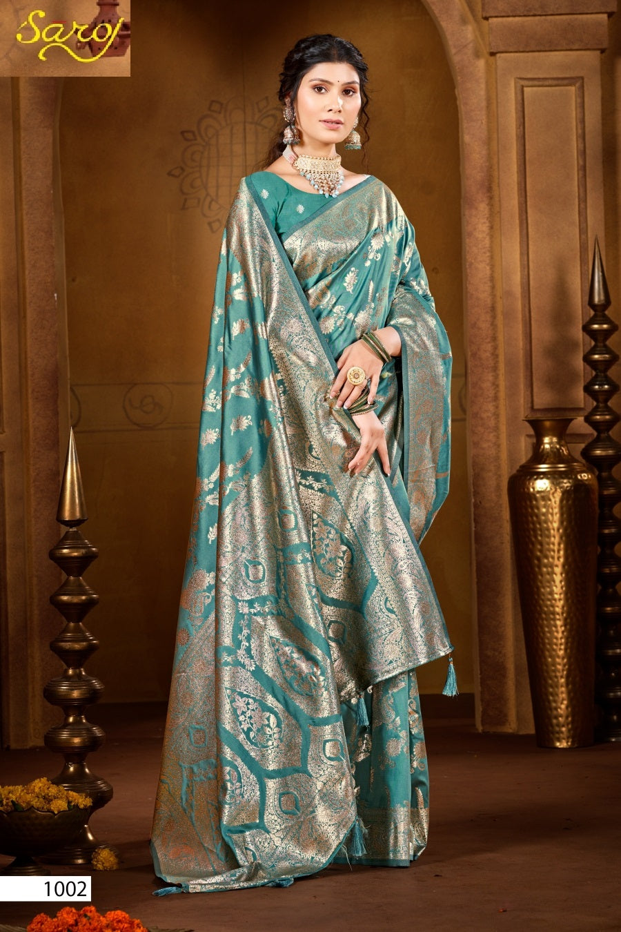 Gauri Nandan Silk Vol 3 Saroj Sarees Manufacturer Ahmedabad