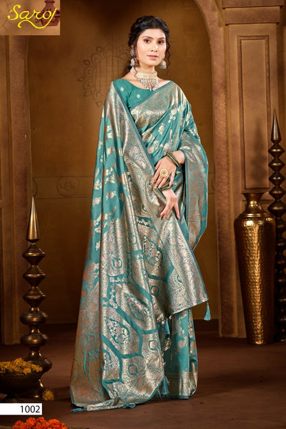 Gauri Nandan Silk Vol 3 Saroj Sarees Manufacturer Ahmedabad