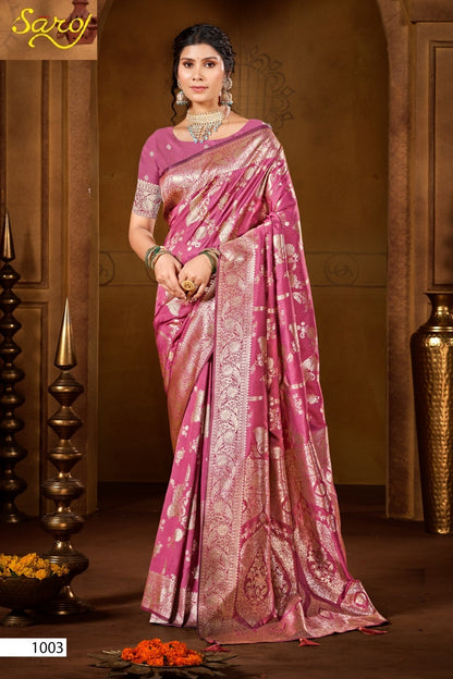 Gauri Nandan Silk Vol 3 Saroj Sarees Manufacturer Ahmedabad