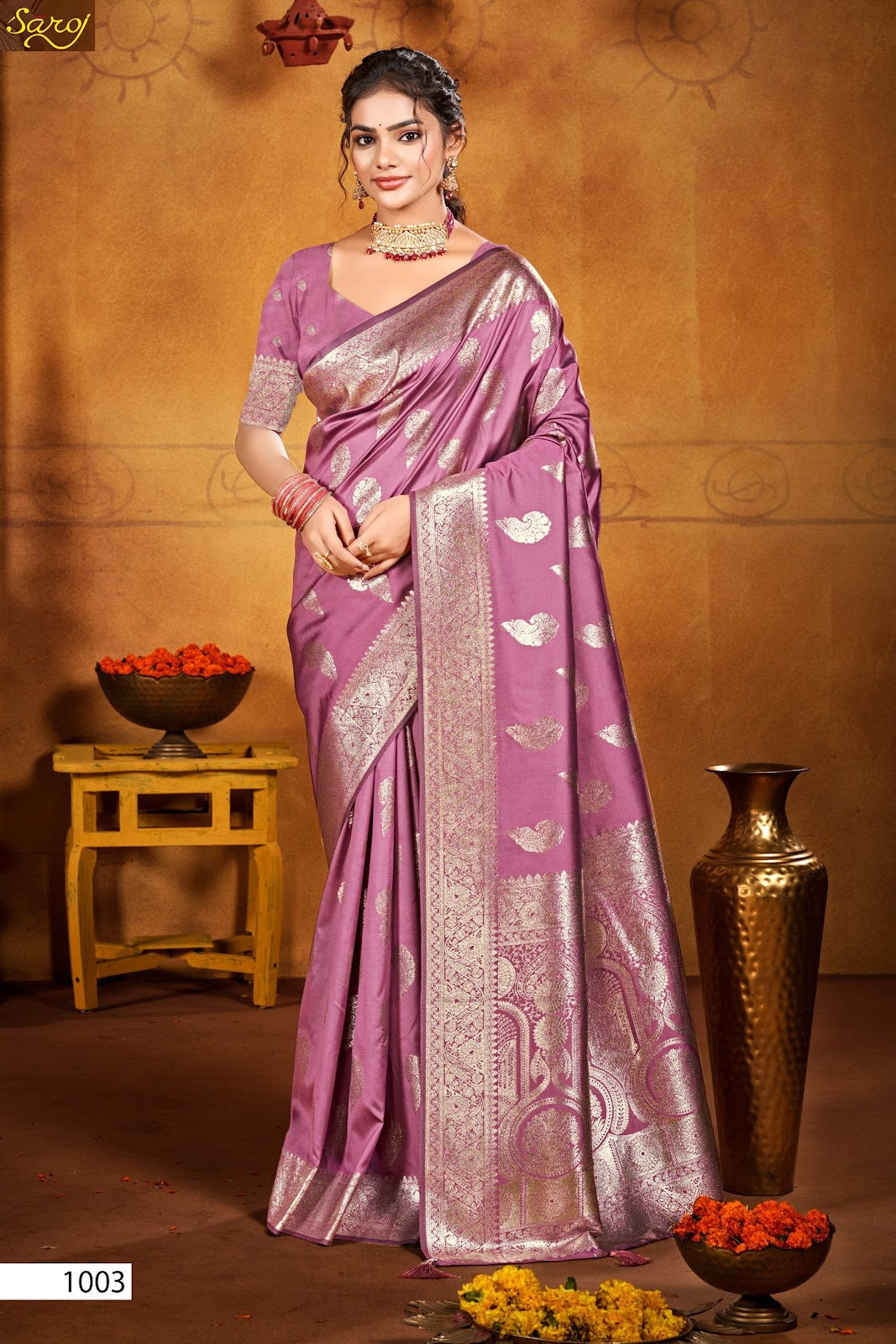 Gauri Nandan Silk Vol 4 Saroj Sarees Manufacturer