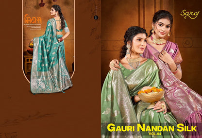 Gauri Nandan Silk Vol 4 Saroj Sarees Manufacturer