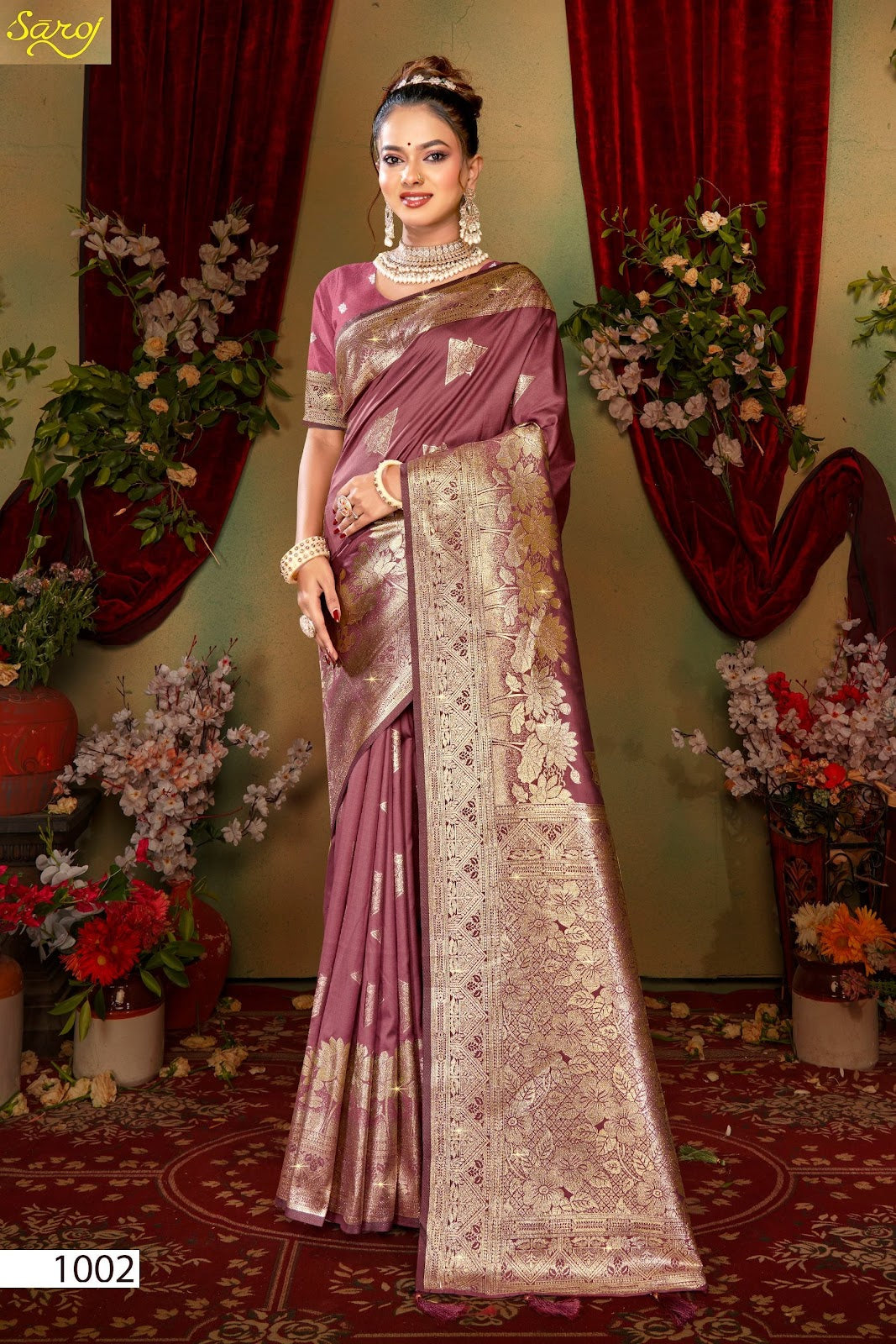 Gauri Nandan Silk Vol 5 Saroj Sarees Supplier