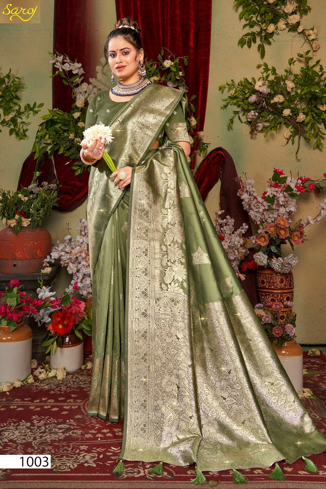 Gauri Nandan Silk Vol 5 Saroj Sarees Supplier
