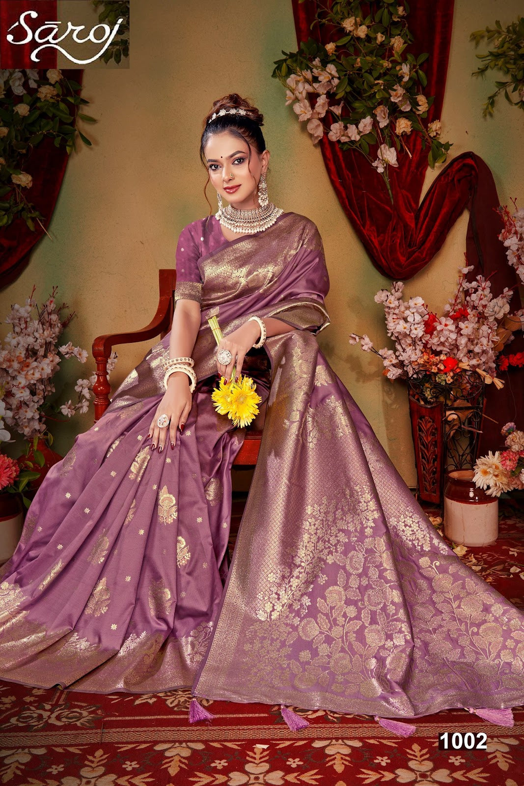 Gauri Nandan Silk Vol 6 Saroj Sarees Wholesaler