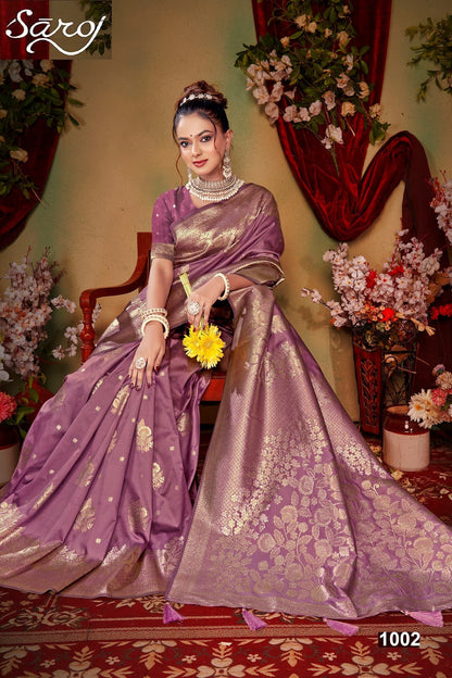Gauri Nandan Silk Vol 6 Saroj Sarees Wholesaler