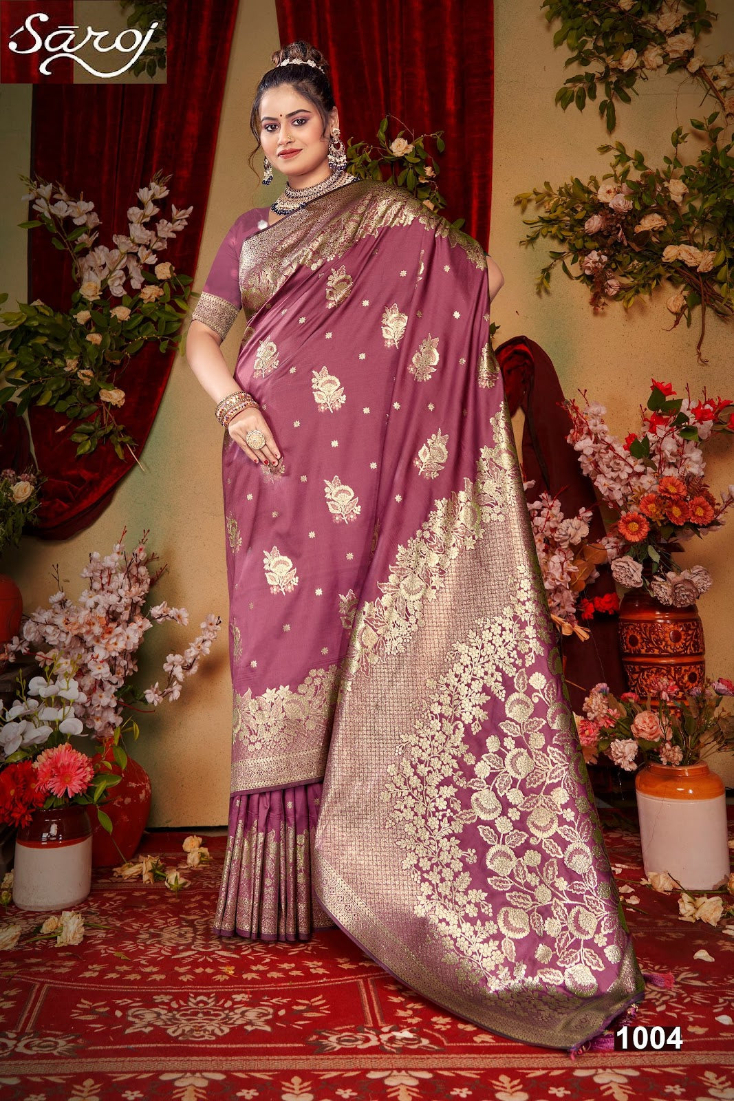 Gauri Nandan Silk Vol 6 Saroj Sarees Wholesaler