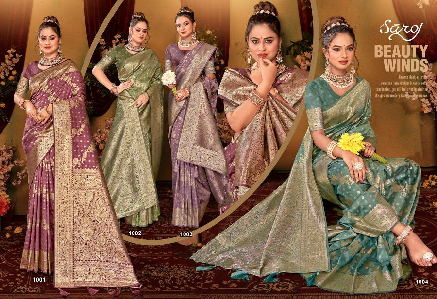 Gauri Nandan Silk Vol 7 Saroj Sarees Wholesale Rate