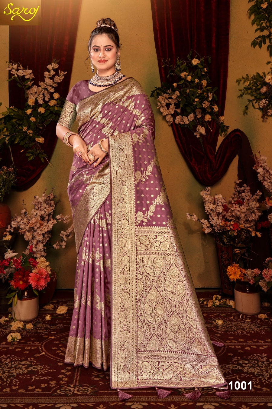 Gauri Nandan Silk Vol 7 Saroj Sarees Wholesale Rate