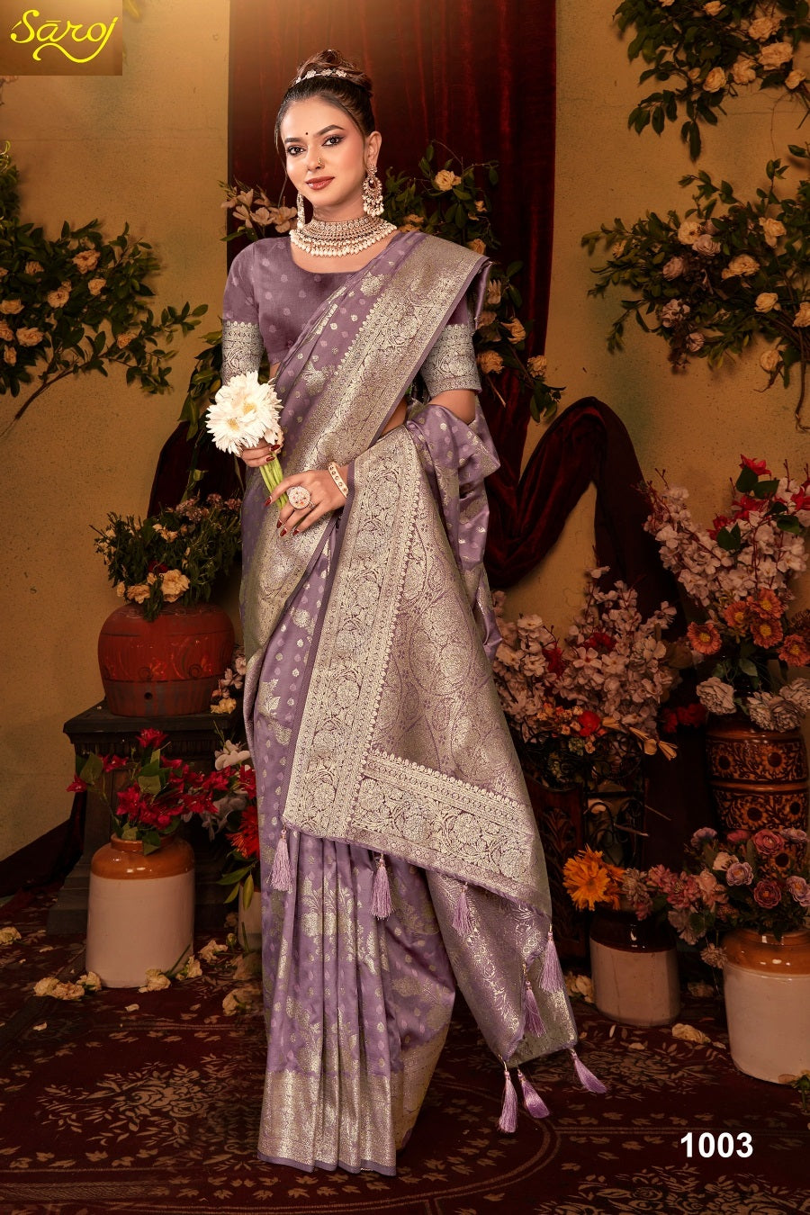 Gauri Nandan Silk Vol 7 Saroj Sarees Wholesale Rate