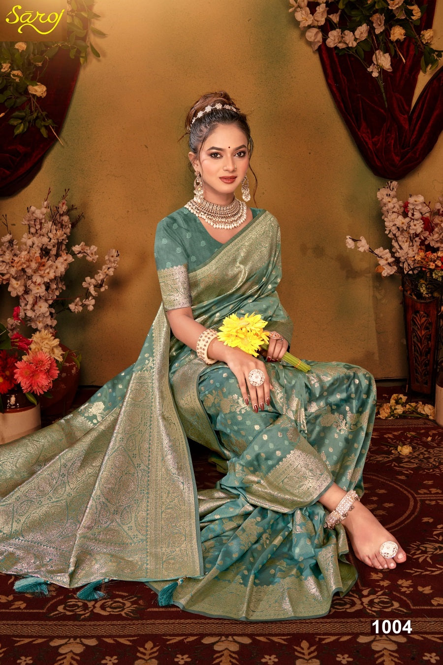 Gauri Nandan Silk Vol 7 Saroj Sarees Wholesale Rate