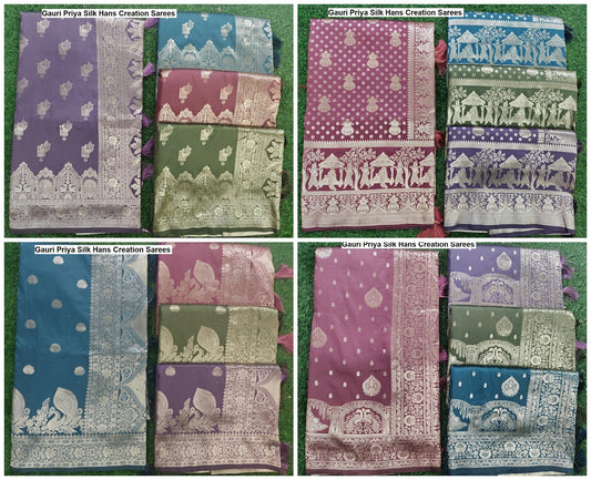 Gauri Priya Silk Hans Creation Sarees Wholesaler Gujarat