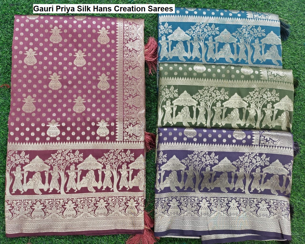 Gauri Priya Silk Hans Creation Sarees Wholesaler Gujarat