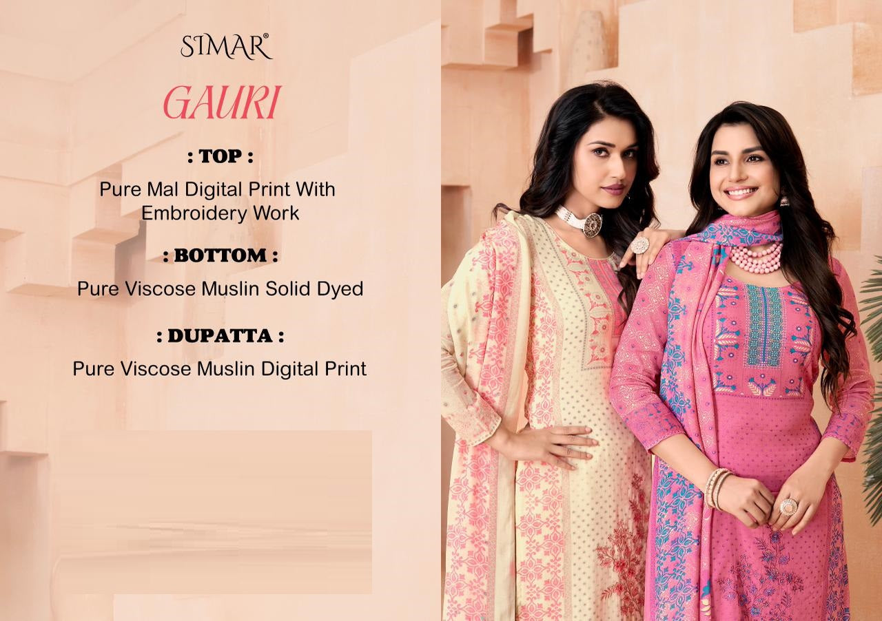 Gauri Simar Mal Pant Style Suits Exporter