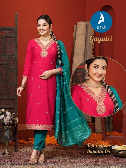 Gayatri Kaya Roman Readymade Pant Style Suits Supplier Gujarat