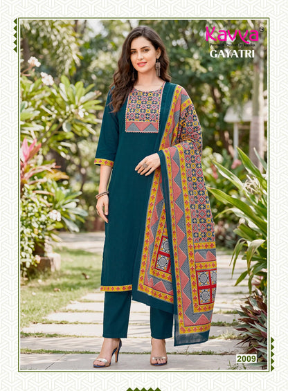 Gayatri Vol 2 Kavya Dhabu Readymade Cotton Pant Suits Wholesaler Ahmedabad