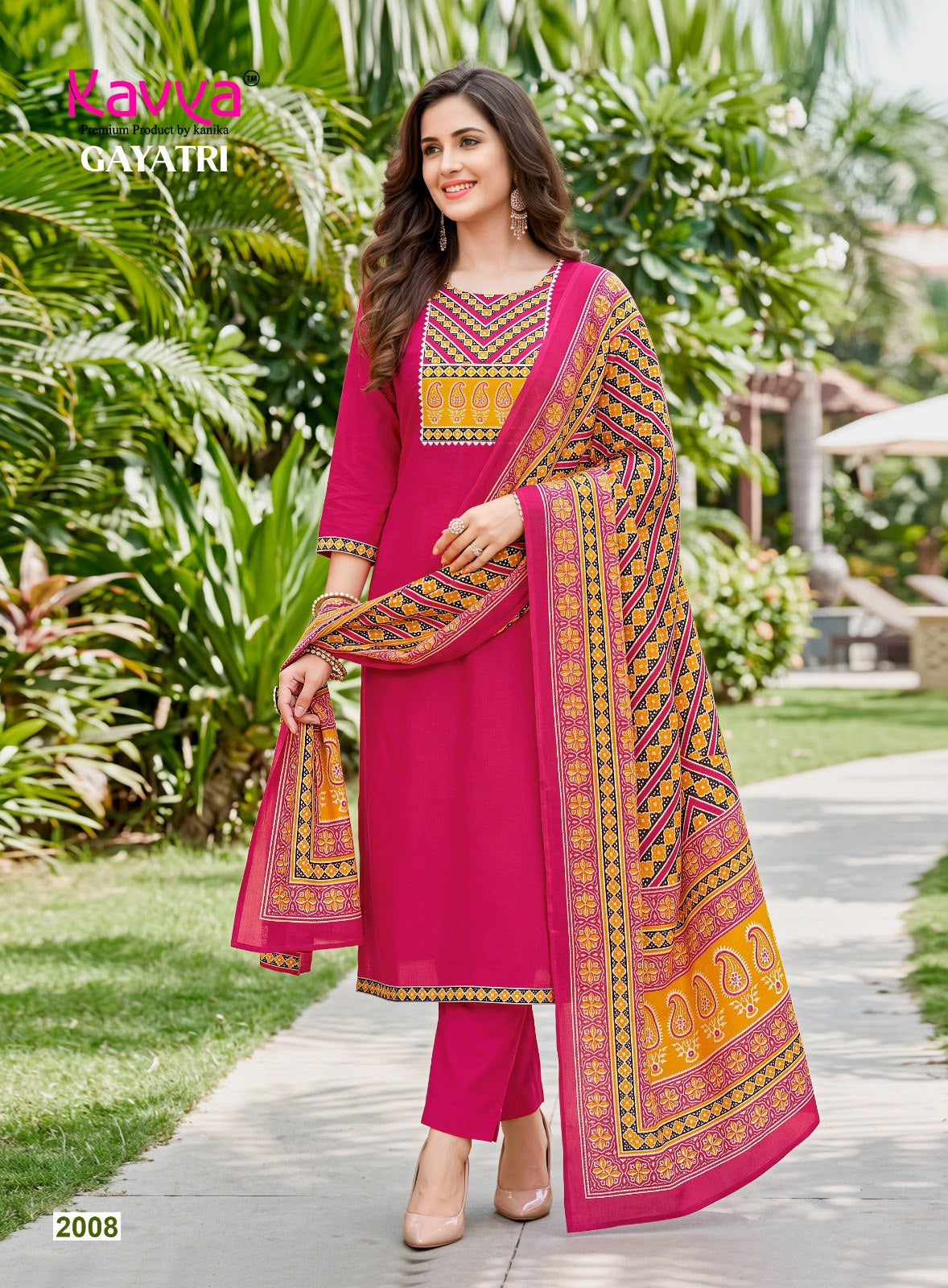 Gayatri Vol 2 Kavya Dhabu Readymade Cotton Pant Suits Wholesaler Ahmedabad
