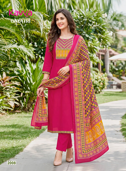 Gayatri Vol 2 Kavya Dhabu Readymade Cotton Pant Suits Wholesaler Ahmedabad