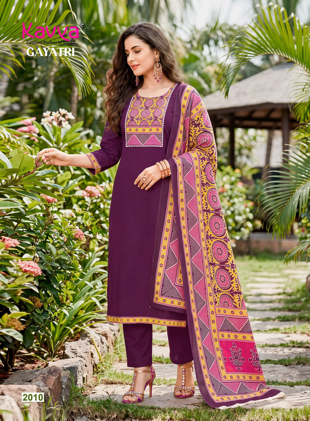 Gayatri Vol 2 Kavya Dhabu Readymade Cotton Pant Suits Wholesaler Ahmedabad