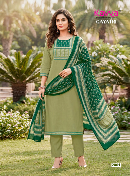 Gayatri Vol 2 Kavya Dhabu Readymade Cotton Pant Suits Wholesaler Ahmedabad