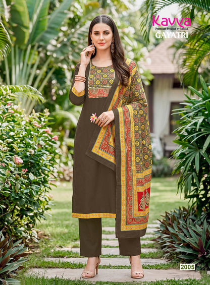 Gayatri Vol 2 Kavya Dhabu Readymade Cotton Pant Suits Wholesaler Ahmedabad