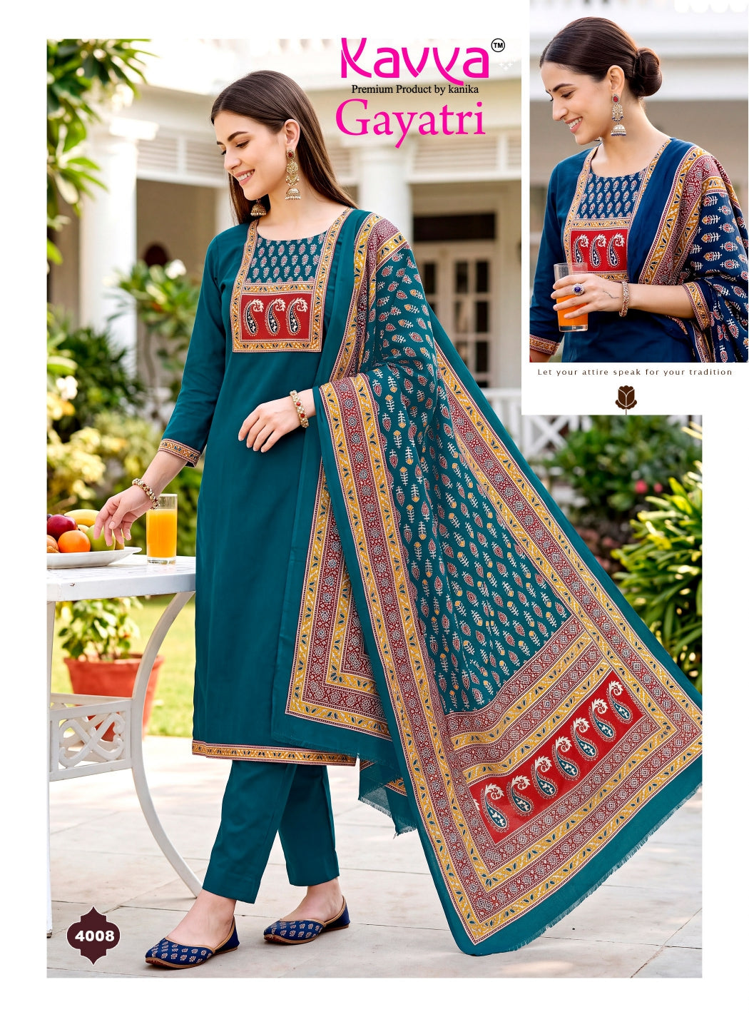 Gayatri Vol 4 Kavya Dhabu Readymade Cotton Pant Suits Wholesale Price