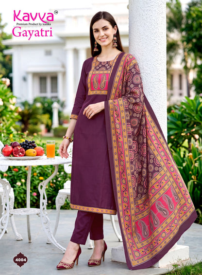 Gayatri Vol 4 Kavya Dhabu Readymade Cotton Pant Suits Wholesale Price