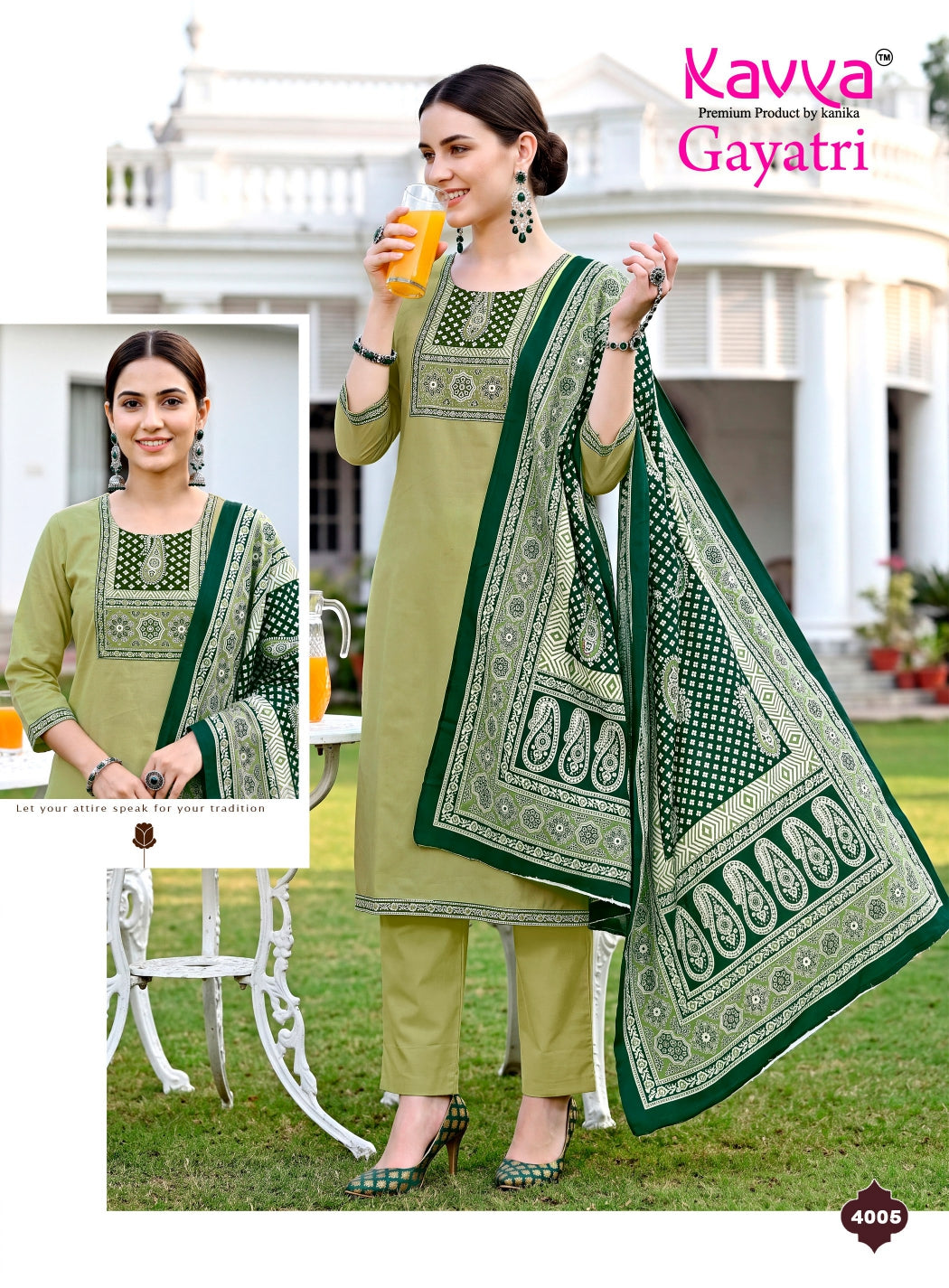 Gayatri Vol 4 Kavya Dhabu Readymade Cotton Pant Suits Wholesale Price