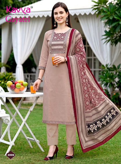 Gayatri Vol 4 Kavya Dhabu Readymade Cotton Pant Suits Wholesale Price