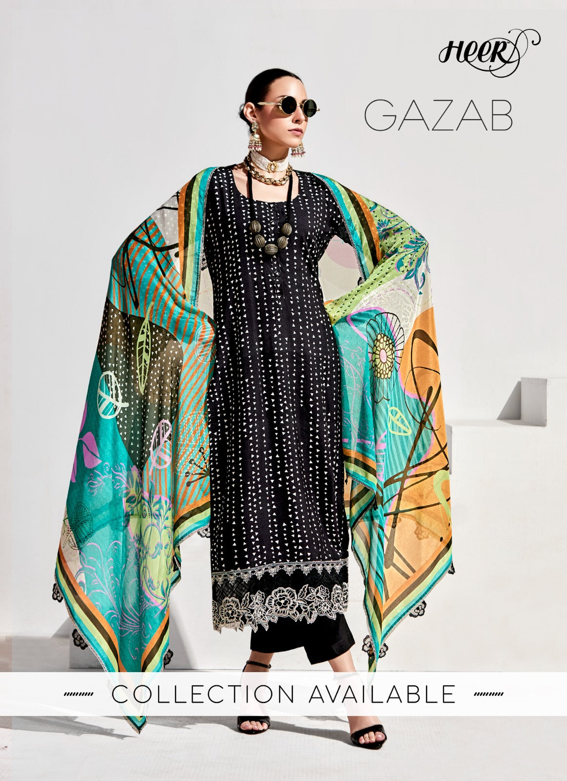 Gazab Heer Staple Pashmina Suits Exporter Ahmedabad