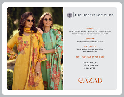 Gazab The Hermitage Shop Premium Viscose Pakistani Salwar Suits Manufacturer