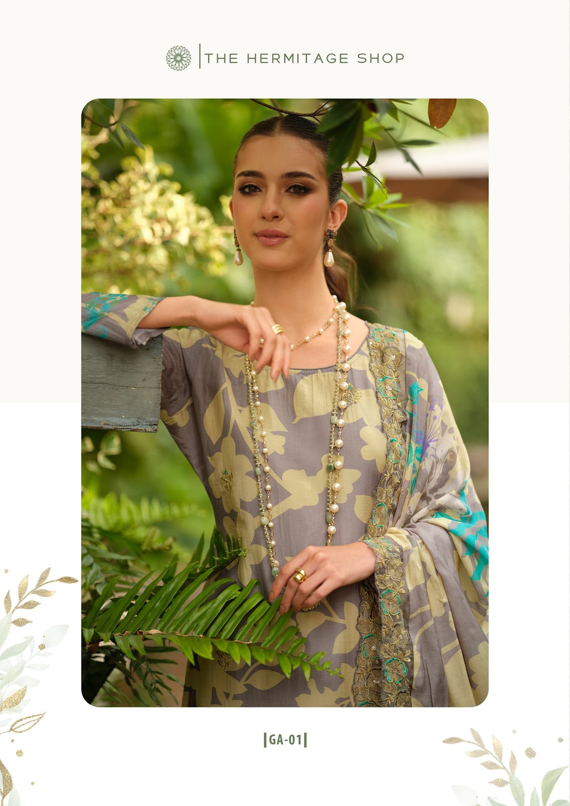 Gazab Vol 2 The Hermitage Shop Giza Satin Karachi Salwar Suits Wholesaler India