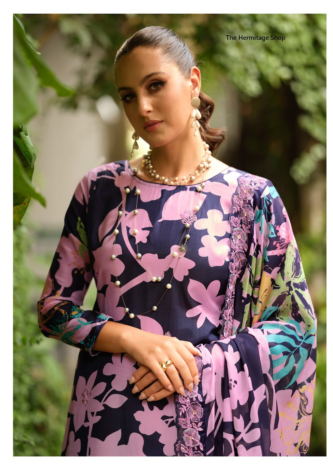 Gazab Vol 2 The Hermitage Shop Giza Satin Karachi Salwar Suits Wholesaler India