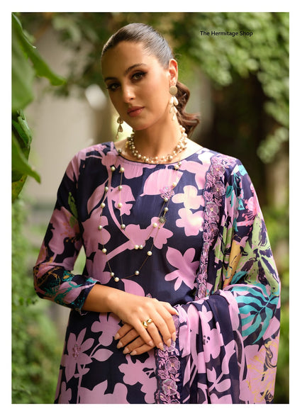 Gazab Vol 2 The Hermitage Shop Giza Satin Karachi Salwar Suits Wholesaler India