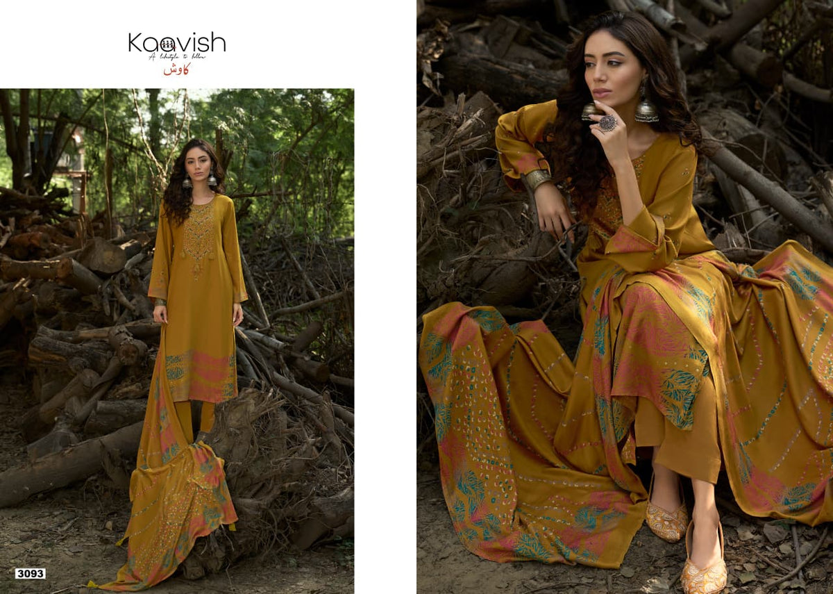 Gazal Kaavish Viscose Pashmina Suits Exporter Gujarat
