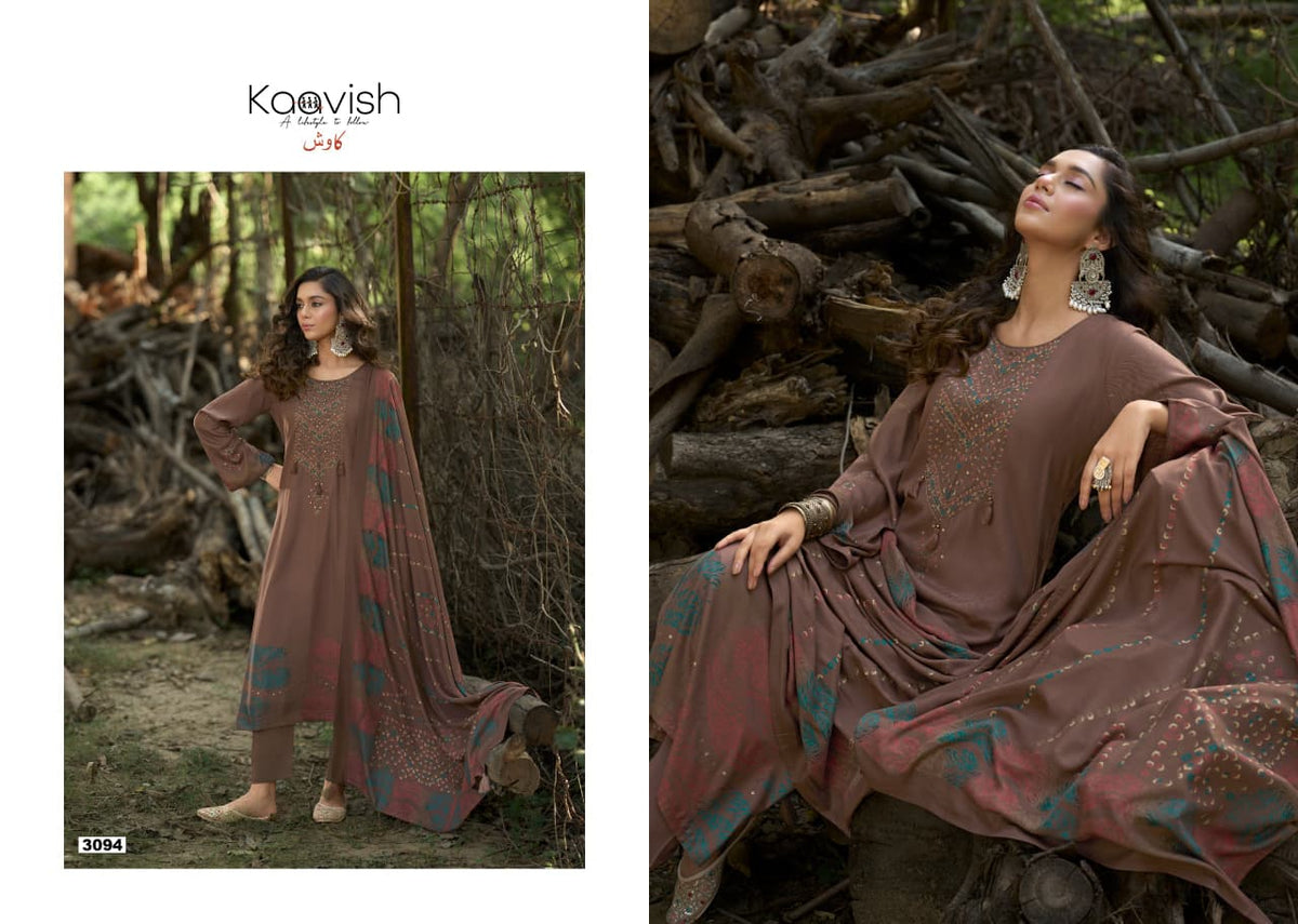 Gazal Kaavish Viscose Pashmina Suits Exporter Gujarat