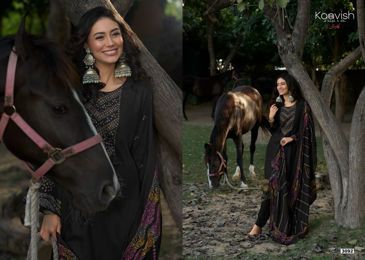 Gazal Kaavish Viscose Pashmina Suits Exporter Gujarat