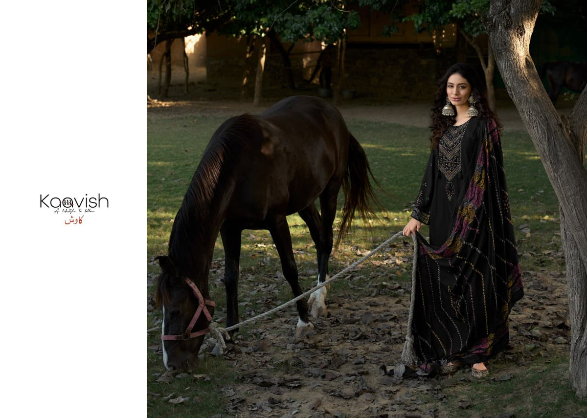 Gazal Kaavish Viscose Pashmina Suits Exporter Gujarat