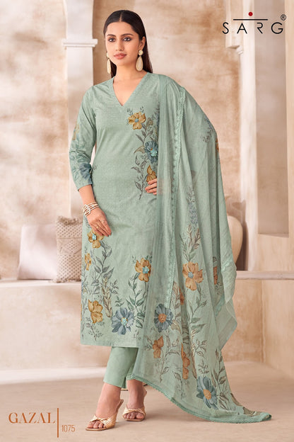 Gazal Sarg Pure Cotton Pant Style Suits Wholesale