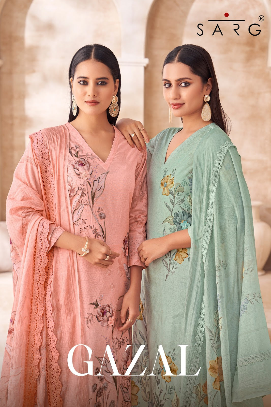 Gazal Sarg Pure Cotton Pant Style Suits Wholesale